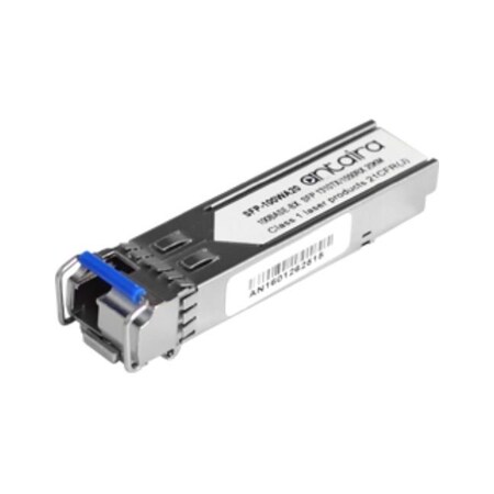Antaira 155Mbps SFP Transceiver WDM-A, Single Mode 20KM / LC / TX:1310nm RX:1550nm, -40 DegreesC85 DegreesC SFP-100WA20-T